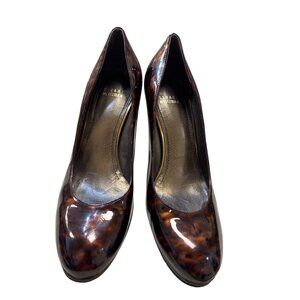 Stuart Weitzman women’s brown shoe 4 inch tall heels pumps size 10M SKU 3320